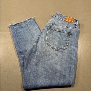 Women’s Madewell The High Rise Slim Boyfriend Jeans Pants Size 27